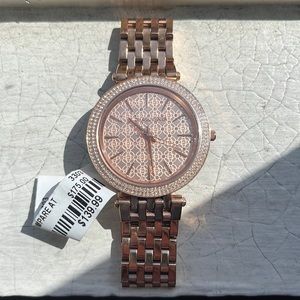 NWT Michael Kors Darci Rose Gold Watch